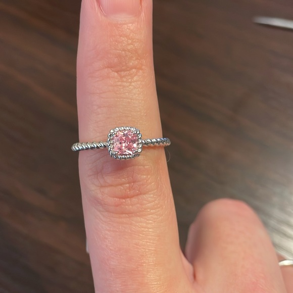 NWT Park Lane Ring - Cubic Zirconia Pink Crystal size 9 - Picture 5 of 8